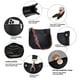 thumbnail image 5 of Bolso bandolera HKCLUF Trendy de piel vegana con 2 correas, 5 of 8