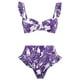 thumbnail image 3 of MKLEKYY Trajes De Baño New Swimsuit Digital Printed Mesh Skirt Two Piece Set For Women In Bikini, 3 of 4