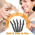 thumbnail image 6 of 88 count Eyebrow Razors &  Razors for Women in Storage Jar - Black Dermaplane Razor for  & Men, Precision   with Protective Covers, Thoughtful Beauty  for Women, 6 of 6