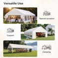 thumbnail image 3 of LAUSAINT HOME 20x40 ft Party Tent, Waterproof Heavy-Duty Event Shelter with Removable Sidewalls for Backyard Parties, Birthday & Camping, 3 of 19