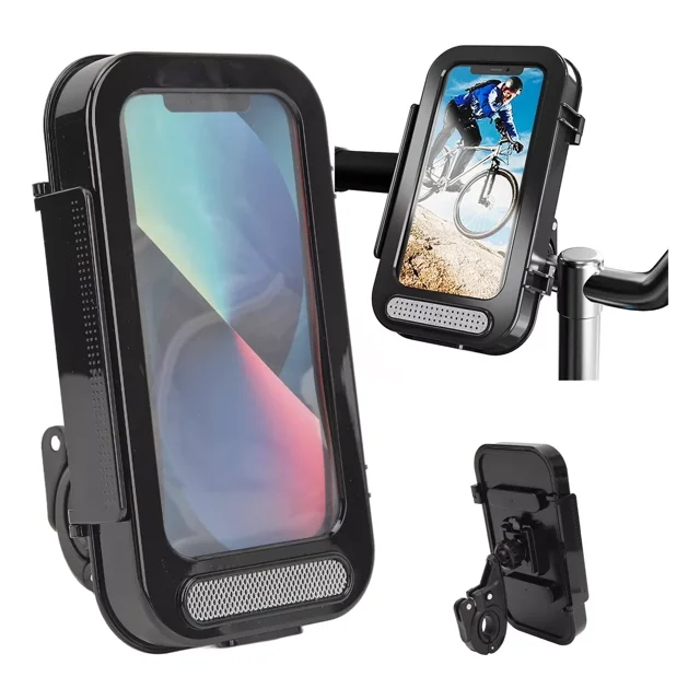 Soporte Porta Celular Para Moto Bicicleta Impermeable 360º