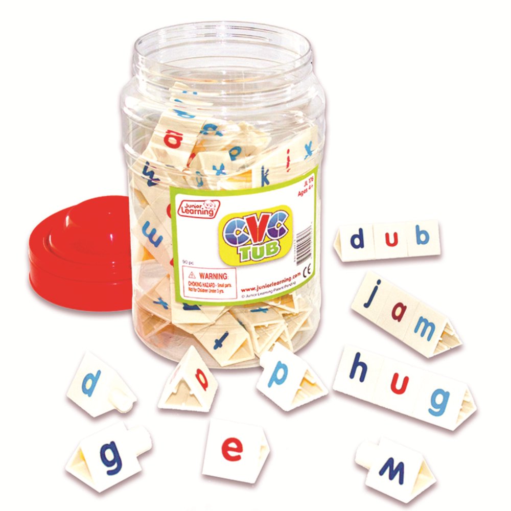 CVC TriBlocks Tub Word Building Set