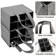 thumbnail image 4 of Bolsa para botellas de fieltro gris con 6 compartimentos, bolsa para botellas de 1,5 litros, reutilizable con divisores extraíbles, bolso de mano para hombre, bolsa de fieltro, bolsa para botellas de, 4 of 8