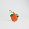 thumbnail image 1 of Estbridge Cute Peach-Shaped Keychain Coin Purse - Synthetic Leather Mini Wallet with Zipper Closure  Airtag-Compatible & Compact Design for Women s  Stylish Gift Accessory  Cute Wallet  K, 1 of 4