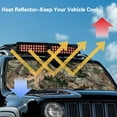 thumbnail image 5 of Uorisanigo Windshield Sunshade for Wrangler, Compass, Gladiator & Renegade Camo Hunting Print Car Sun Shade Sun Visor Protector, Accessories for Jeep Wrangler, Blocks UV Rays, 5 of 7