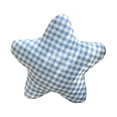 thumbnail image 2 of MMJ Grid Fabric Five Pointed Star Plush Cushion Soft Lumbar Throw Pillow for Sofa Bedroom Living Room Home Decorative, 2 of 7