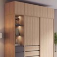 thumbnail image 4 of Display Wardrobes Clothes Hangers Standing Storage Rack Cabinet Living Room Drawers Closet Armable Para Ropa Home Furniture My Lux Decor Round, 4 of 11