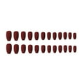 thumbnail image 2 of tredstone 1 Set Press on Nails Coffin Solid Color Detachable Extension Long Artificial Matte Wraps Full Cover Ballerina Salon DIY Type 6, 2 of 6