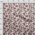 thumbnail image 3 of oneOone Velvet Pink Fabric Floral Retro Craft Projects Decor Fabric Printed By The Yard 58 Inch Wide, 3 of 5