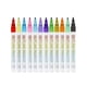 thumbnail image 2 of Juego de marcadores de contorno navideño, marcador de doble línea para tarjetas navideñas, resaltador de 12 colores, 10 ml, 2 of 8