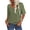 Army green, variant on Women's Summer V-neck Solid Color Half Sleeve Match Simple Casual T-shirt Tops