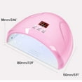 thumbnail image 5 of Caveen Nail Dryer, 48W UV LED Nail Lamp with Automatic Sensor, Portable UV Light for Gel Nail Polish, Quick-drying, 3 Timer Setting, 5 of 10