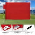 thumbnail image 3 of Bandera de Golf KINGTOP lisa roja 20x14 cm Nylon 420D para jardín, 3 of 8