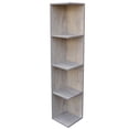 thumbnail image 3 of Mueble Librero Esquinero Hogare Color Roble Mueble Esquinero, 3 of 9