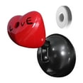 thumbnail image 1 of GUOOL Car Push Start Button with Rocker Lever Car Interior Decoration Heart Shaped Red, 1 of 9