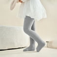 thumbnail image 3 of Bixock Toddler Girls Dance Leggings High Waist Knit Cotton Tights Soild Color Slim Casual Pantyhose Soft Comfortable Workout Daily Wear Girls Clothings Size 1-2Years, 3 of 5