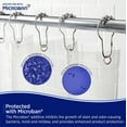 thumbnail image 4 of Kenney Microban Protected Medium Weight PEVA Shower Liner, 70" W x 72" H, Clear, 4 of 8
