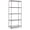 Antique Pewter Finish, variant on Signature Design by Ashley Ryandale 73" Bookcase, Antique Brass Finish Metal Frame with Clear Glass Shelves, Modern Industrial 5-Shelf Display