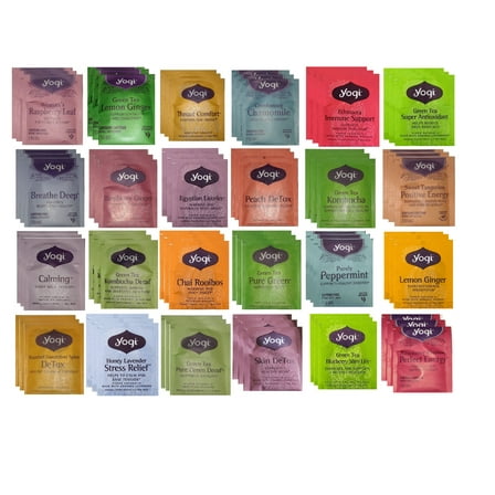 YOGI TEA SAMPLER 24 FLAVORS (72 TEA BAGS)