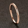 thumbnail image 4 of 1.5mm Stainless Steel Classical Plain Stackable Wedding Band Ring, 4 of 6