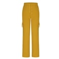 thumbnail image 6 of Cargo Yoga Pants Women High Waist Wide Leg Bootcut Flare Yoga Pant Elastic Waist Lounge Sweatpants with Pockets, 6 of 9