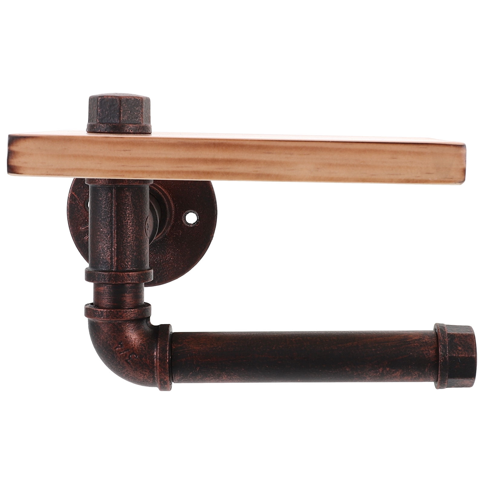 TAILTOSS Antique Copper Toilet Paper Holder Wall Mount Rack for Apartment Dwellers, 1 Pack, Bathroom Accessory
