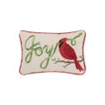 thumbnail image 1 of Peking Handicraft 31JES975C12OB Oreiller Point d'Aiguille Joy Cardinal 8 x 12 Pouces, 1 of 3