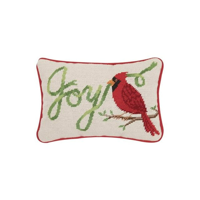 Peking Handicraft 31JES975C12OB Oreiller Point d'Aiguille Joy Cardinal 8 x 12 Pouces