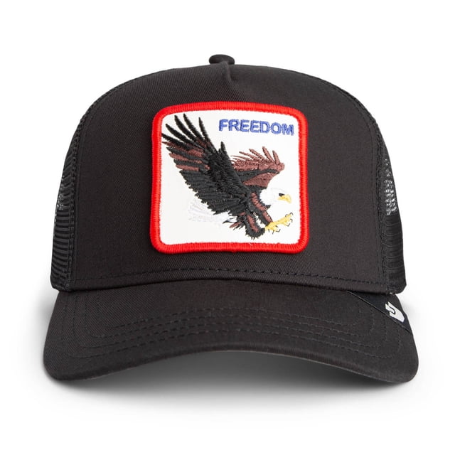 GOORIN Gorra trucker unisex - Gorra, parche frontal, talla única Freedom Eagle Trucker