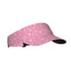 thumbnail image 1 of Fotbe Snowflake pink backgrounds Visera Deportiva con Diseño, Gorra Abierta Ajustable de Algodón para Mujer y Hombre, 1 of 7
