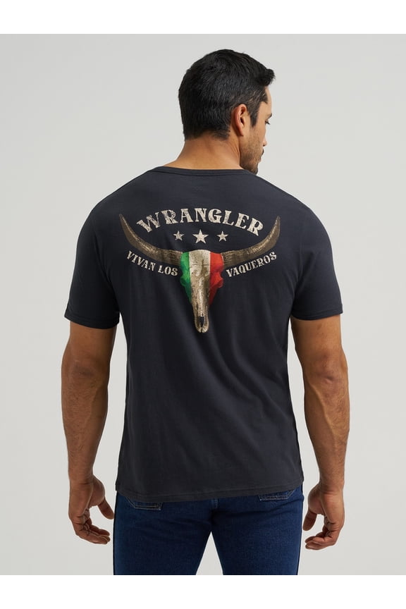 Black Vivan Los Vaqueros - Mens Tee - 112380269