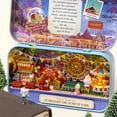 thumbnail image 3 of DIY Dollhouse Miniature House Kit , Miniature Dollhouse Box Theater Kit with Furniture,Handmade 3D DIY Wooden Assembly Room Kit ,Creative Crafts Gift Toys for Home Decoration, 3 of 6