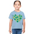 thumbnail image 2 of Shamrock Heart Lucky Clover St. Patricks Day Design Toodler's T-shirt, 2 of 3