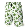 thumbnail image 4 of Balery St. Patrick's day Traje de Baño Estilo Hawaiano para Hombre, Shorts de Secado Rápido con Bolsillos-Small, 4 of 6