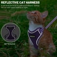 thumbnail image 7 of DMISOCHR Cat Harness - Escape Proof Reflective Cat Harness and Leash for Small to Large Cats, Puppy, Small Dog - Adjustable Mesh Breathable Pink Cute Cat Harness for Walking Training Hiking, 7 of 7