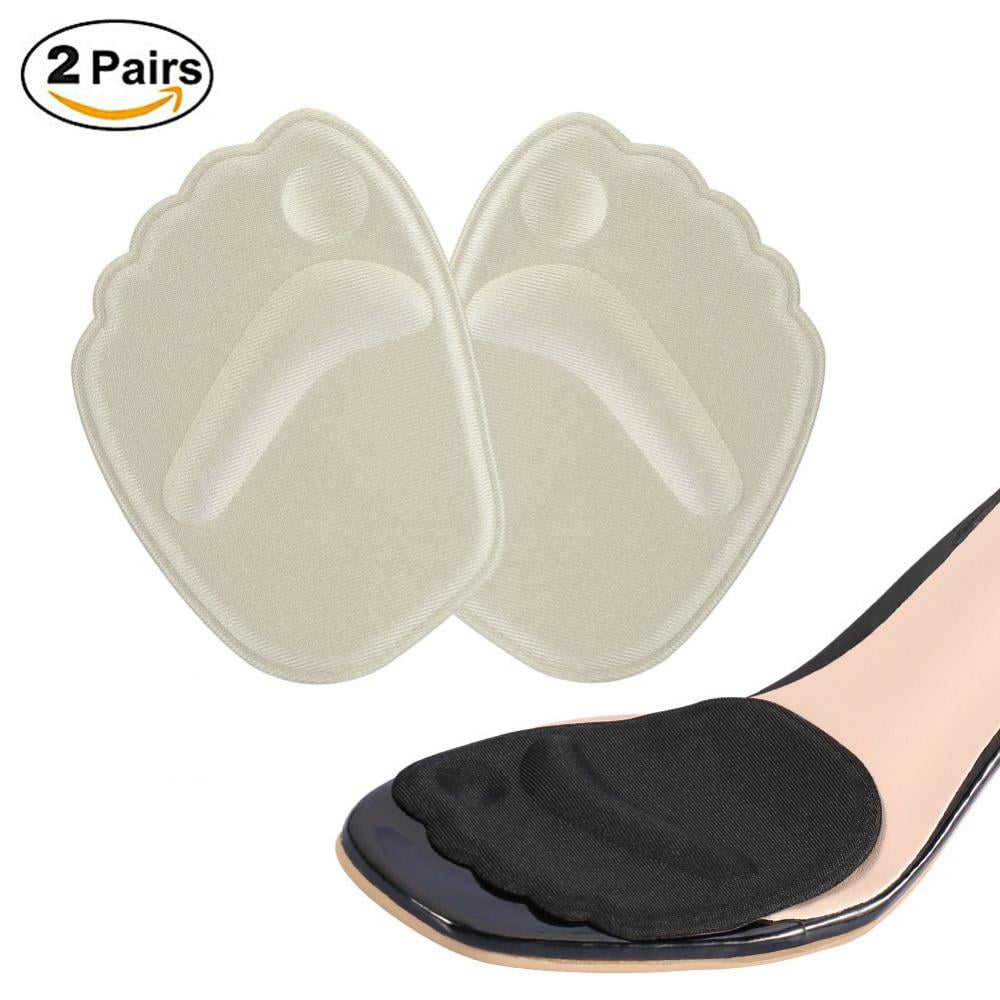 HERCHR 2 Pairs Gel Cushion Pads Forefoot Pad, High Heel Shoes Inserts ...