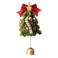 thumbnail image 1 of Christmas Decoration Garland Scene Layout Christmas Tree Decorations Rattan Ring Pendant Door Hanging Twist Stick, 1 of 7