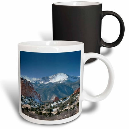 

3dRose Colorado Mountains Pikes Peak Magic Transforming Mug 11oz