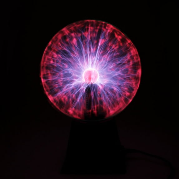 LORIZA 8" Nebula Plasma Ball Large Plasma Lamp Night Light Touch & Sound Activated Christmas Gift for Children