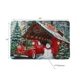 thumbnail image 2 of Christmas Memory Foam Mat Red Car, 2 of 4