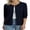 Navy, variant on Women’s 100% Cotton Lightweight Button-Front Cardigan Sweater,crew neck Long Sleeve Knit