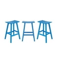 thumbnail image 6 of Costaelm 29" Poly Outdoor Patio Bar Stool (Set of 3), Pacific Blue, 6 of 6