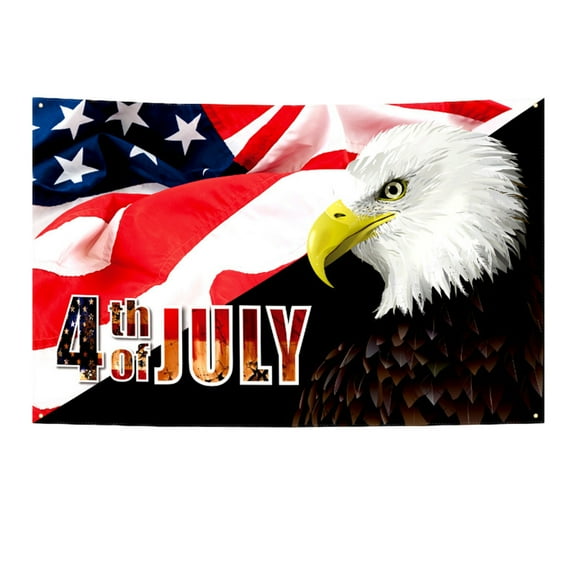 luoshd Independence Day Decorations Congratulations Independence Day Banner Holiday Party Decorations Hanging Flags Patriotic Decorations Photo Backdrops