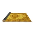 thumbnail image 2 of Ahgly Company Indoor Rectangle Abstract Yellow Modern Area Rugs, 2' x 3', 2 of 4