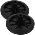 thumbnail image 3 of Trash Can Wheels with Plastic Material for Easy Maneuver Black Color Fits Various Scenes 2 Pieces, 3 of 8