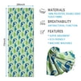 thumbnail image 2 of Colorful Dinosaurs Leaves Pattern Hot Yoga Mat Towel Non Slip for Hot Yoga - Quick-Drying Yoga Mat Cover with 4 Corner Pockets with Travel Bag - Hot Yoga Towel Non Slip 74"x26", 2 of 6