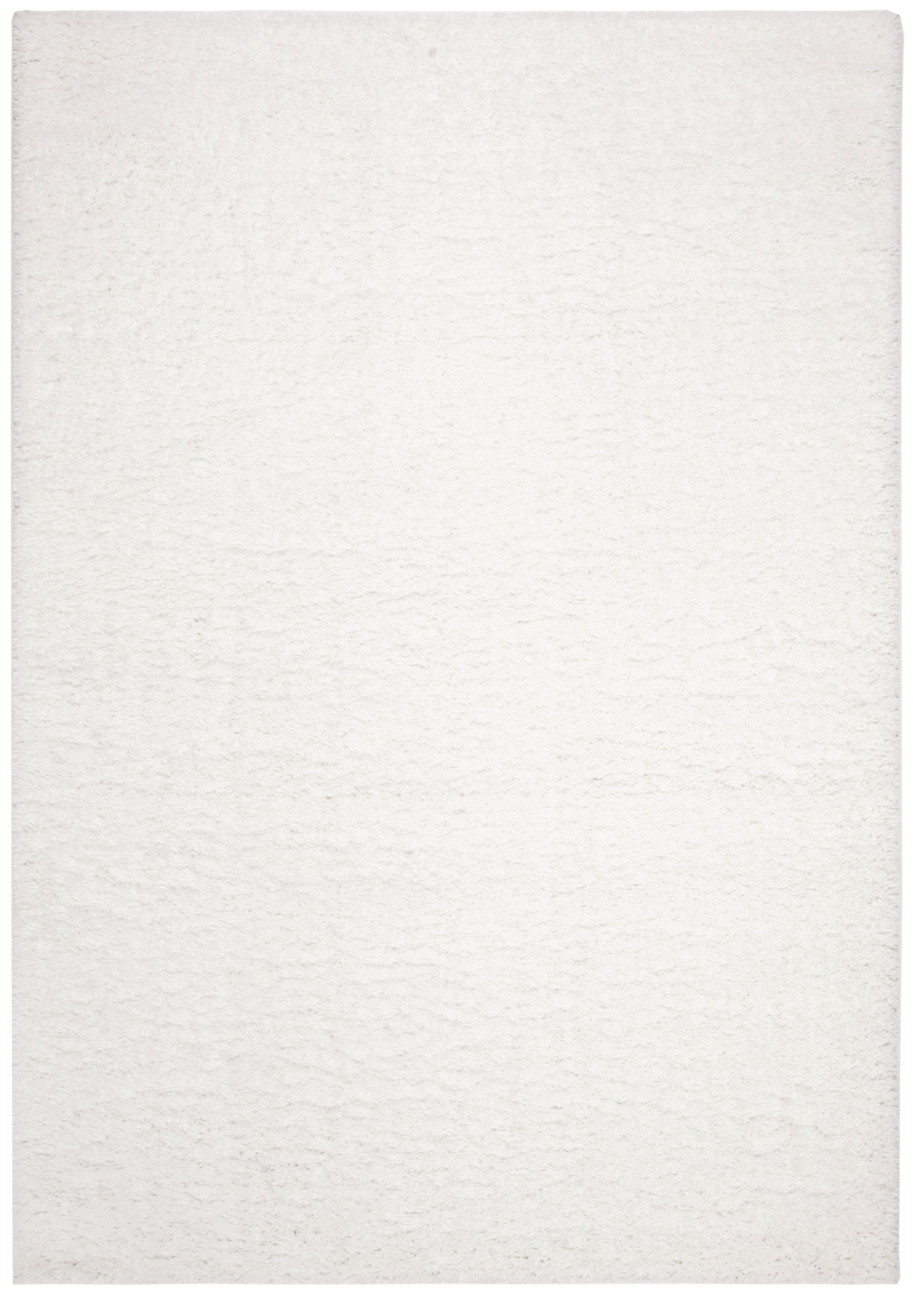 SAFAVIEH August Carlene Solid Plush Shag Area Rug, White, 5'3" x 7'6" - Modern Design, White, Non-Shedding & Easy Cleaning, Ultra Plush Thick Pile, Ideal for Living Room, Bedroom