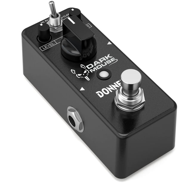 Donner Pedal de distorsión True Bypass Dark Mouse Distortion Guitar Effect Pedal