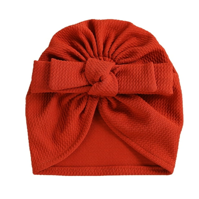 Decorative Baby Hat Easy Wear Nylon Bowknot Design Soft Infant Cap for Daily Life