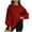 Red##1, variant on Jsaierl Sweatshirt for Women Loose Fit Solid Color Sweatshirts Crewneck Holiday Sweater Tops Trendy Long Sleeve Blouses Womens Sweatshirts Under $10